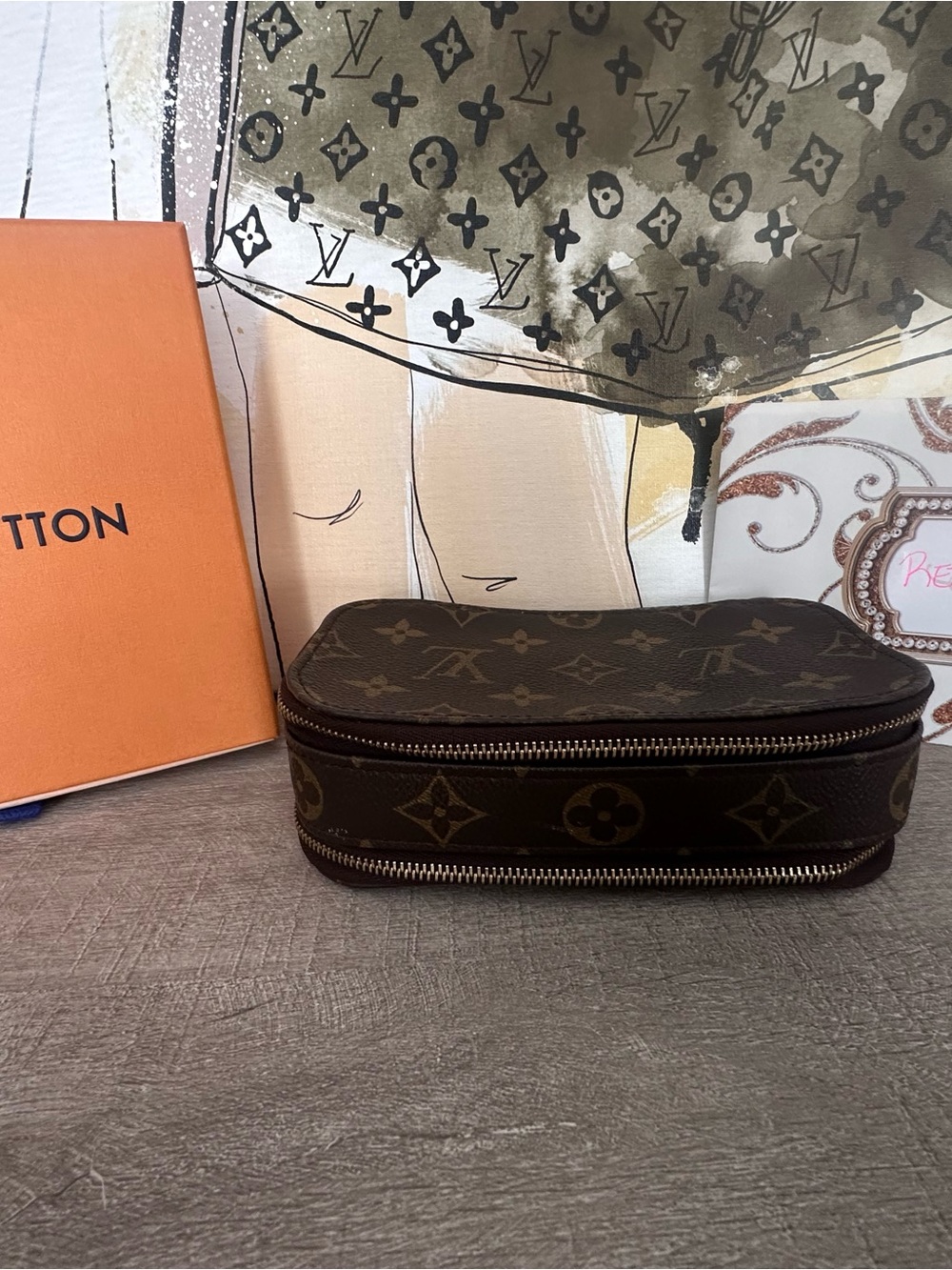 Louis Vuitton Monogram Trousse GM Cosmetic Case
